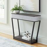 Sethlen Gray/Black Console Sofa Table from Ashley - Luna Furniture