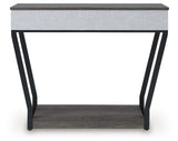 Sethlen Gray/Black Console Sofa Table from Ashley - Luna Furniture