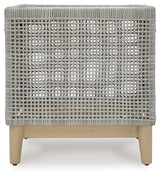 Seton Creek Gray Outdoor End Table from Ashley - Luna Furniture