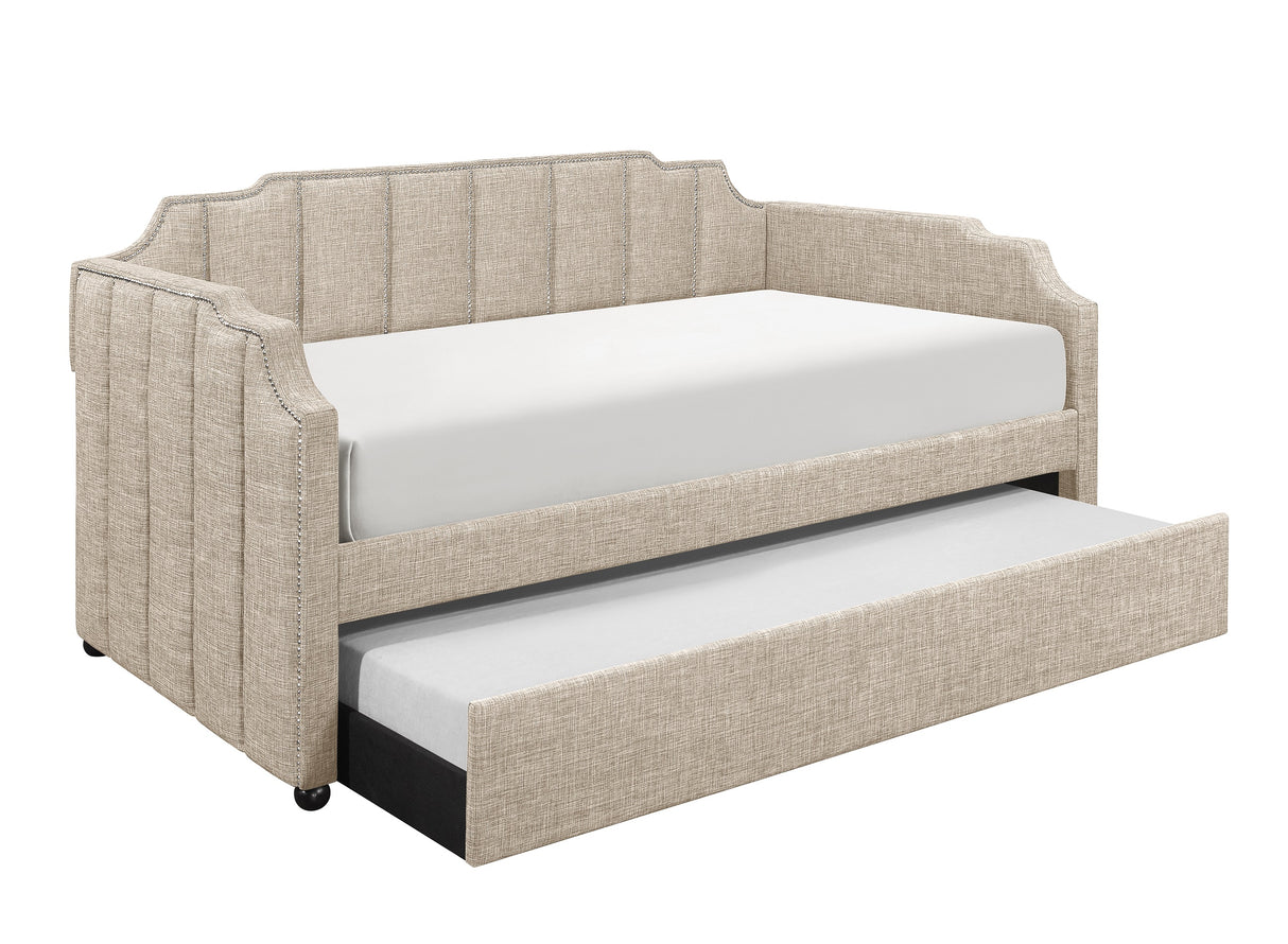 SH445BGE* (2)DAYBED, BEIGE FINISH - Luna Furniture