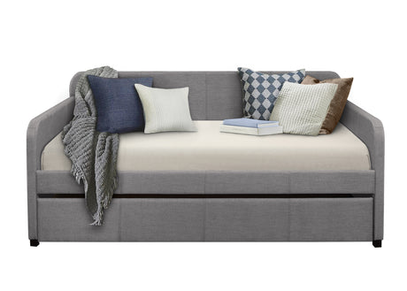 Fatimah Gray Daybed with Trundle from Homelegance - Luna Furniture