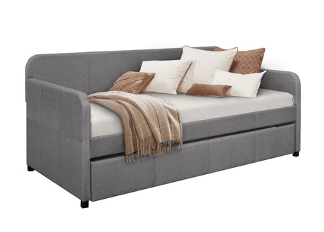 Fatimah Gray Daybed with Trundle from Homelegance - Luna Furniture