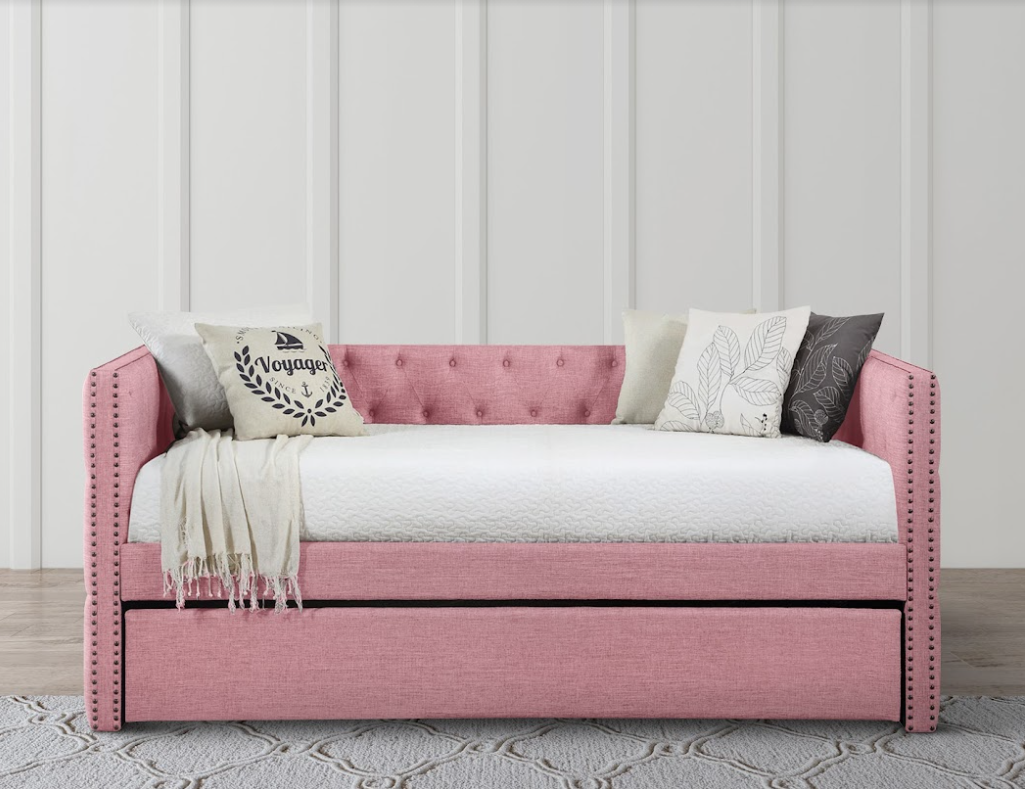 SH495PNK* (3) DAYBED, PINK FINISH - Luna Furniture