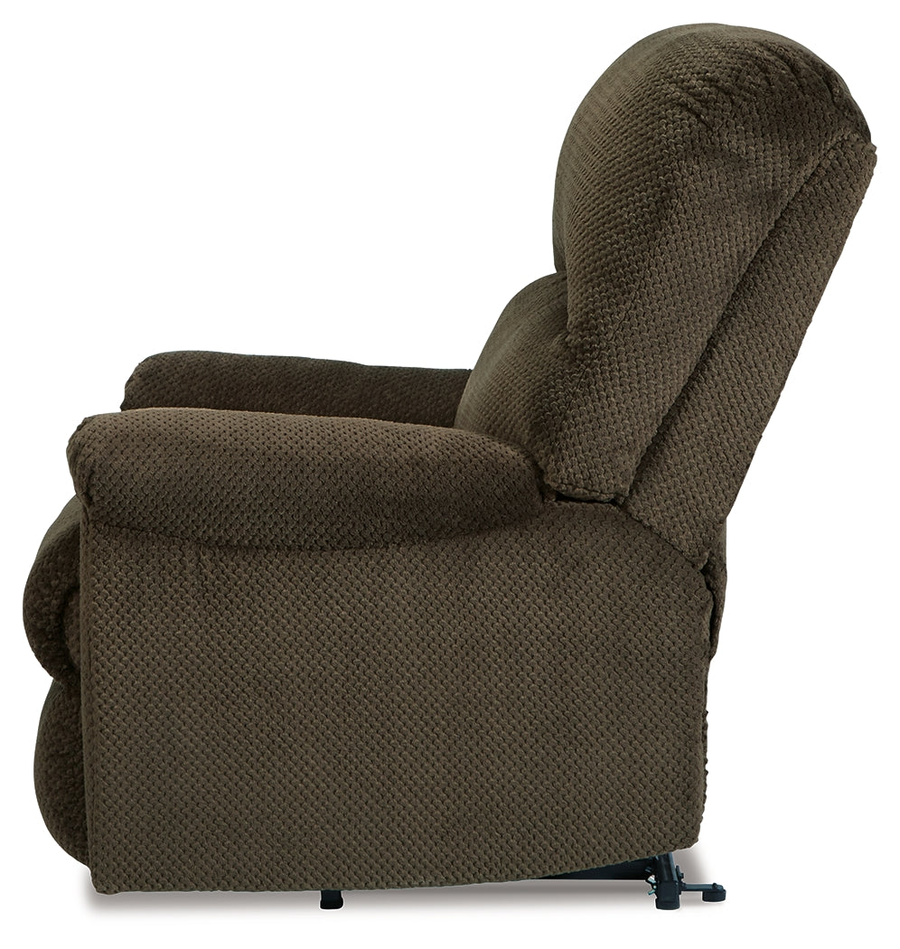 Shadowboxer Chocolate Power Lift Recliner - 4710212 - Luna Furniture