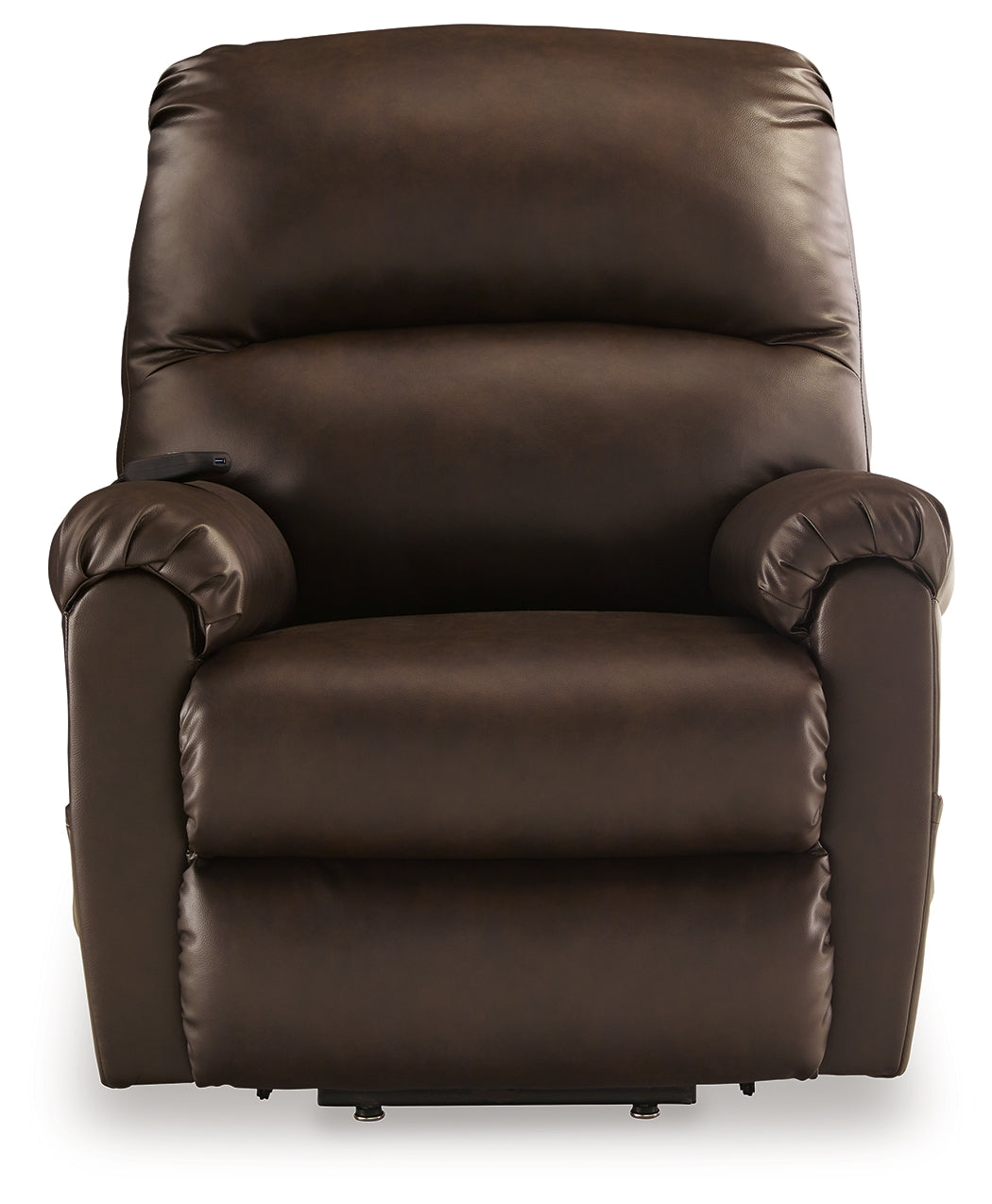 Shadowboxer Chocolate Power Lift Recliner from Ashley - Luna Furniture