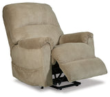 Shadowboxer Toast Power Lift Recliner from Ashley - Luna Furniture