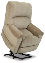 Shadowboxer Toast Power Lift Recliner from Ashley - Luna Furniture