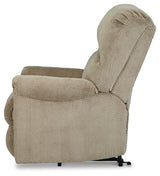 Shadowboxer Toast Power Lift Recliner from Ashley - Luna Furniture