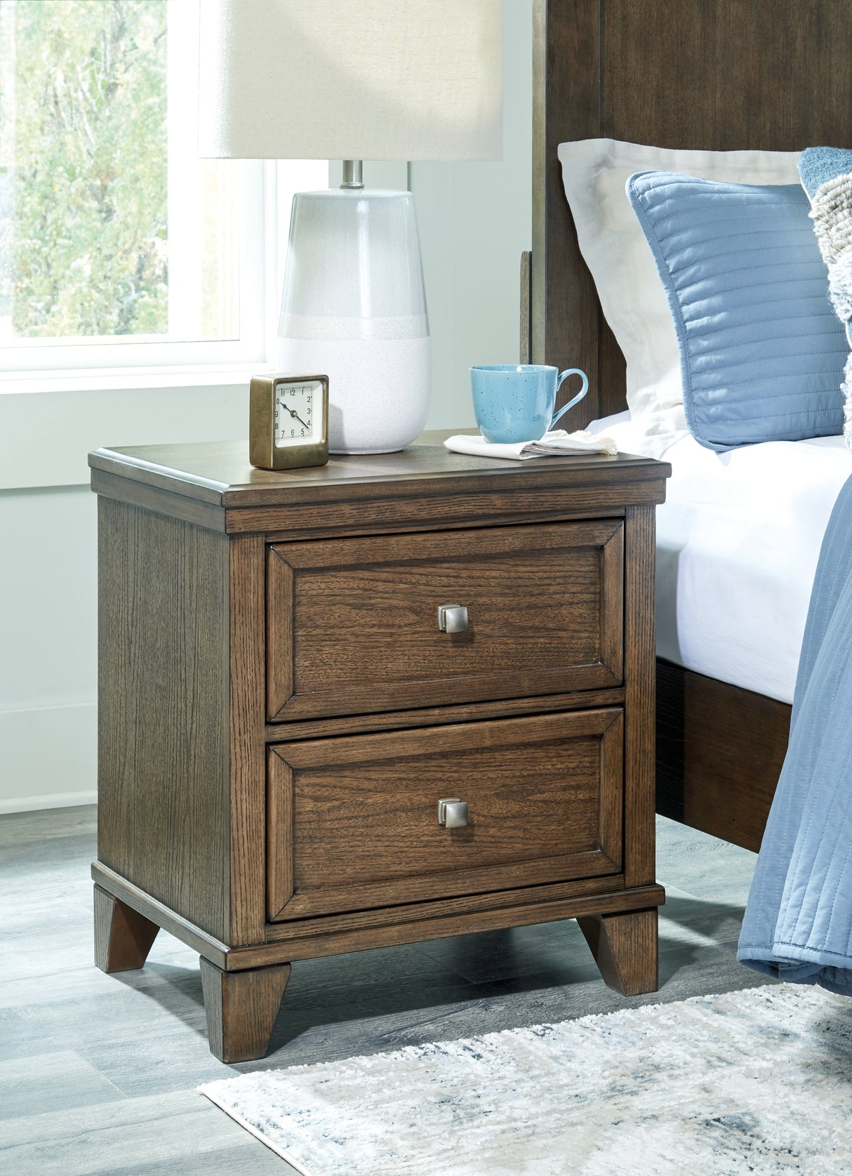 Shawbeck Medium Brown Nightstand from Ashley - Luna Furniture