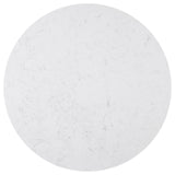 Sherry Rustic Espresso/White Round Dining Table from Coaster - Luna Furniture