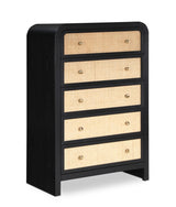 Siena Chest Black from Meridian - Luna Furniture