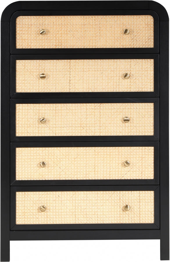 Siena Chest Black from Meridian - Luna Furniture