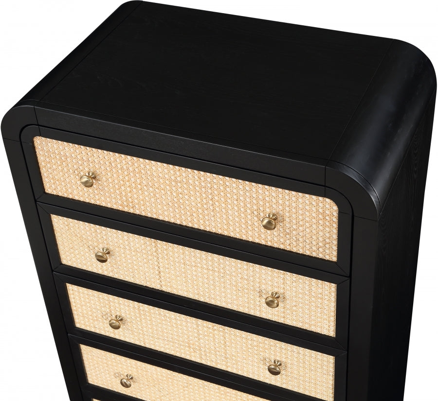 Siena Chest Black from Meridian - Luna Furniture