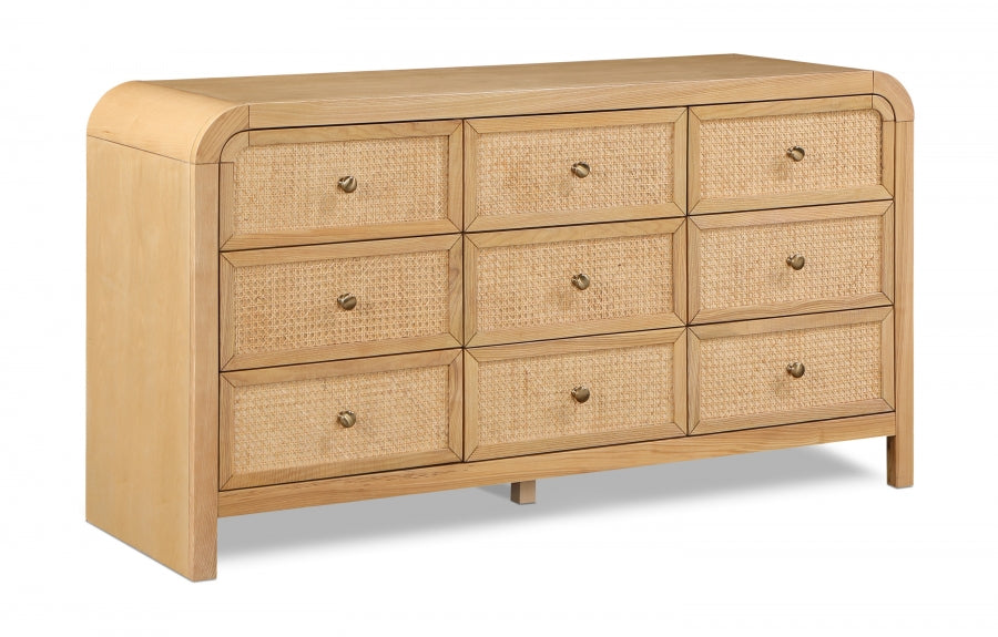 Siena Dresser Natural from Meridian - Luna Furniture