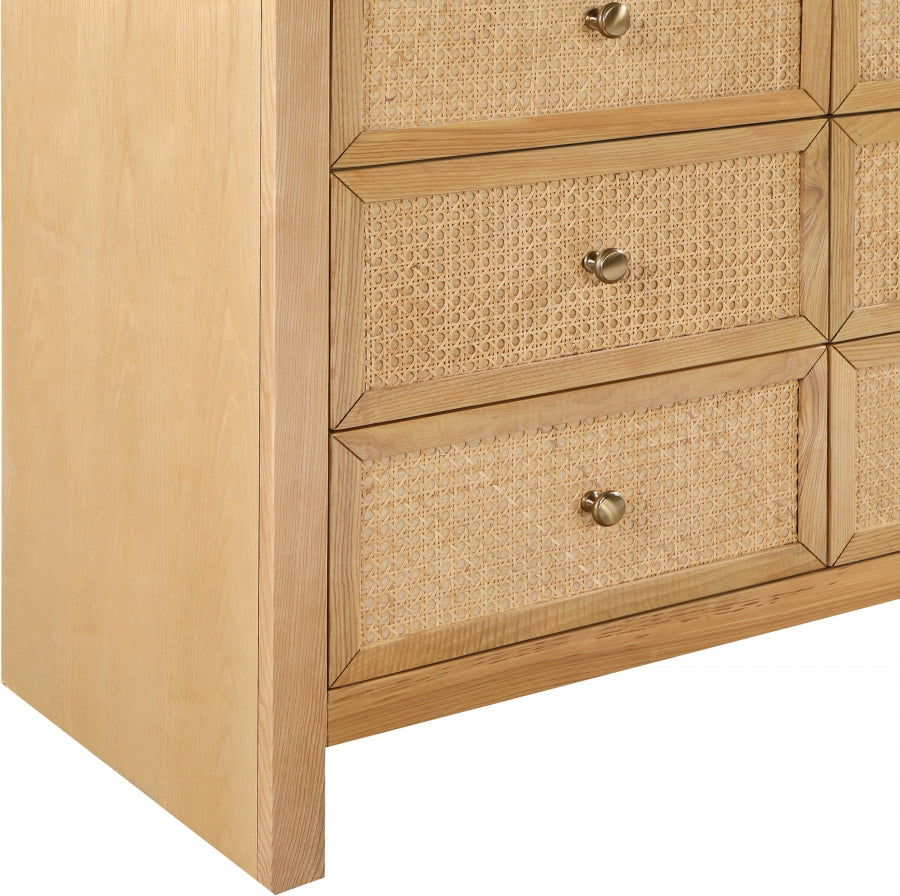 Siena Dresser Natural from Meridian - Luna Furniture