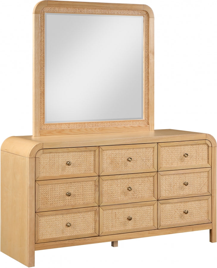 Siena Dresser Natural from Meridian - Luna Furniture