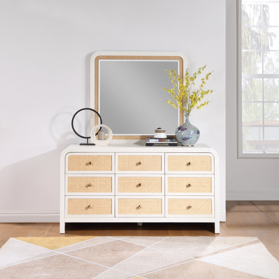 Siena Mirrors White from Meridian - Luna Furniture