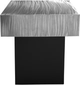 Palladium Silver End Table from Meridian - Luna Furniture