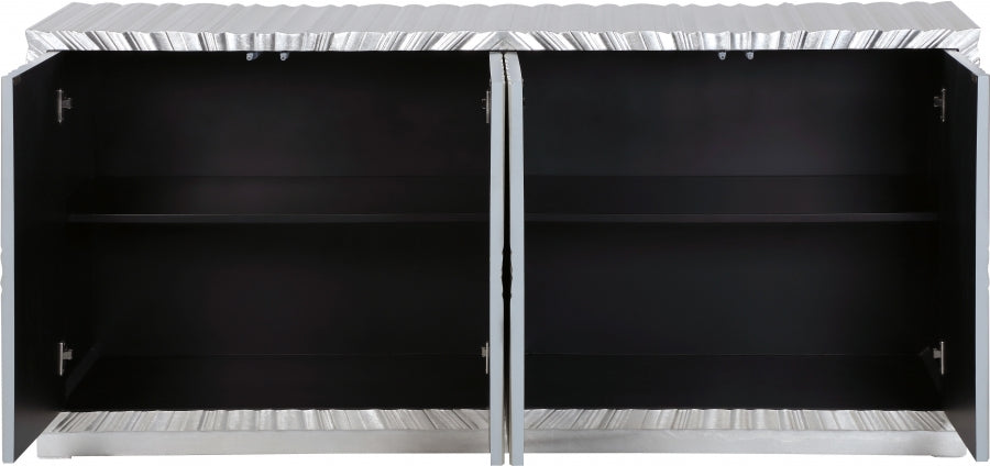 Silverton Silver Sideboard | Buffet from Meridian - Luna Furniture