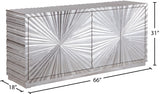 Silverton Silver Sideboard | Buffet from Meridian - Luna Furniture