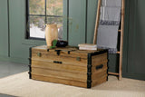 Simmons Natural/Black Rectangular Storage Trunk from Coaster - Luna Furniture