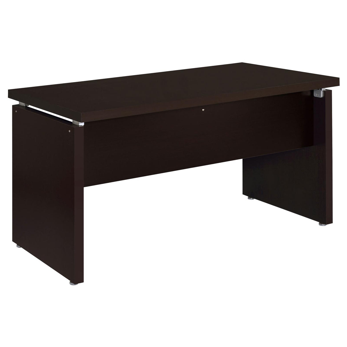 Skylar Cappuccino Computer Desk with Keyboard Drawer from Coaster - Luna Furniture