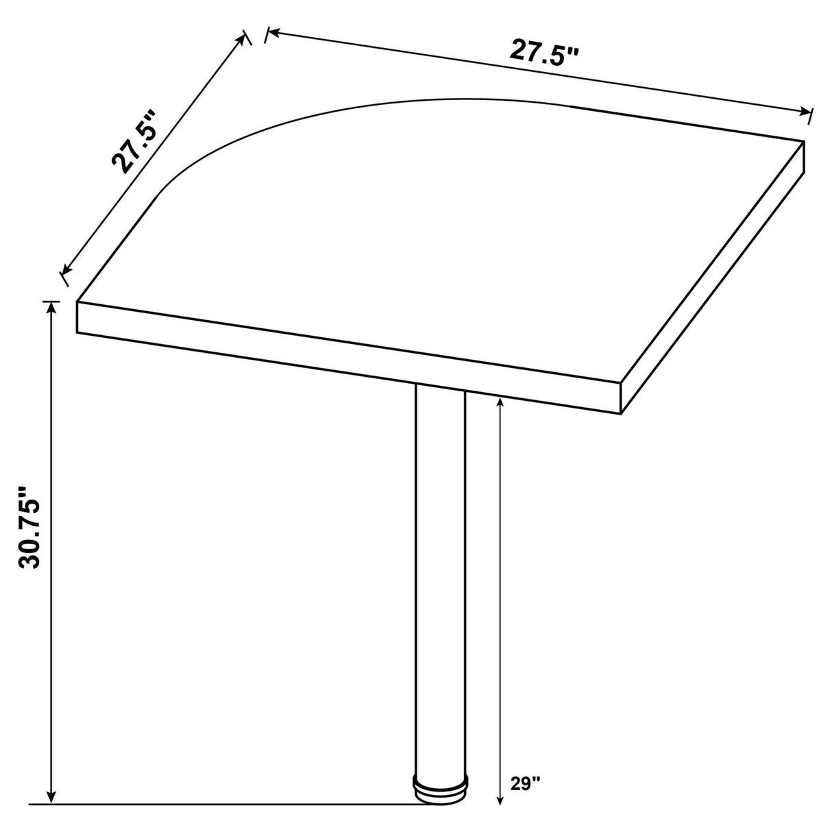 Skylar Engineered Wood L-Shape Computer Desk Cappuccino from Coaster - Luna Furniture