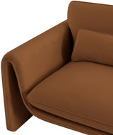 Sloan Velvet Chair Saddle from Meridian - Luna Furniture