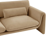 Sloan Velvet Loveseat Camel from Meridian - Luna Furniture