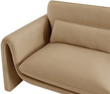 Sloan Velvet Loveseat Camel from Meridian - Luna Furniture