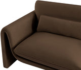 Sloan Velvet Sofa Brown from Meridian - Luna Furniture