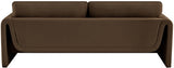 Sloan Velvet Sofa Brown from Meridian - Luna Furniture