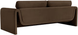 Sloan Velvet Sofa Brown from Meridian - Luna Furniture