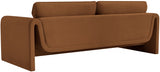 Sloan Velvet Sofa Saddle from Meridian - Luna Furniture