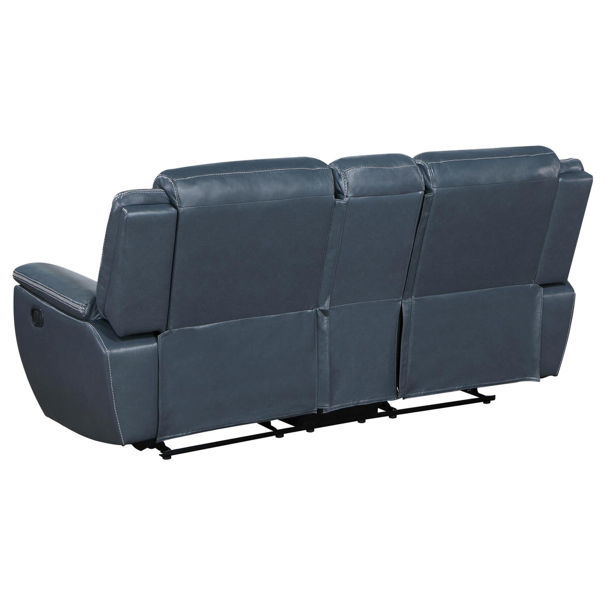 Sloane 3-piece Upholstered Motion Reclining Sofa Set Blue - 610271-S3 - Luna Furniture