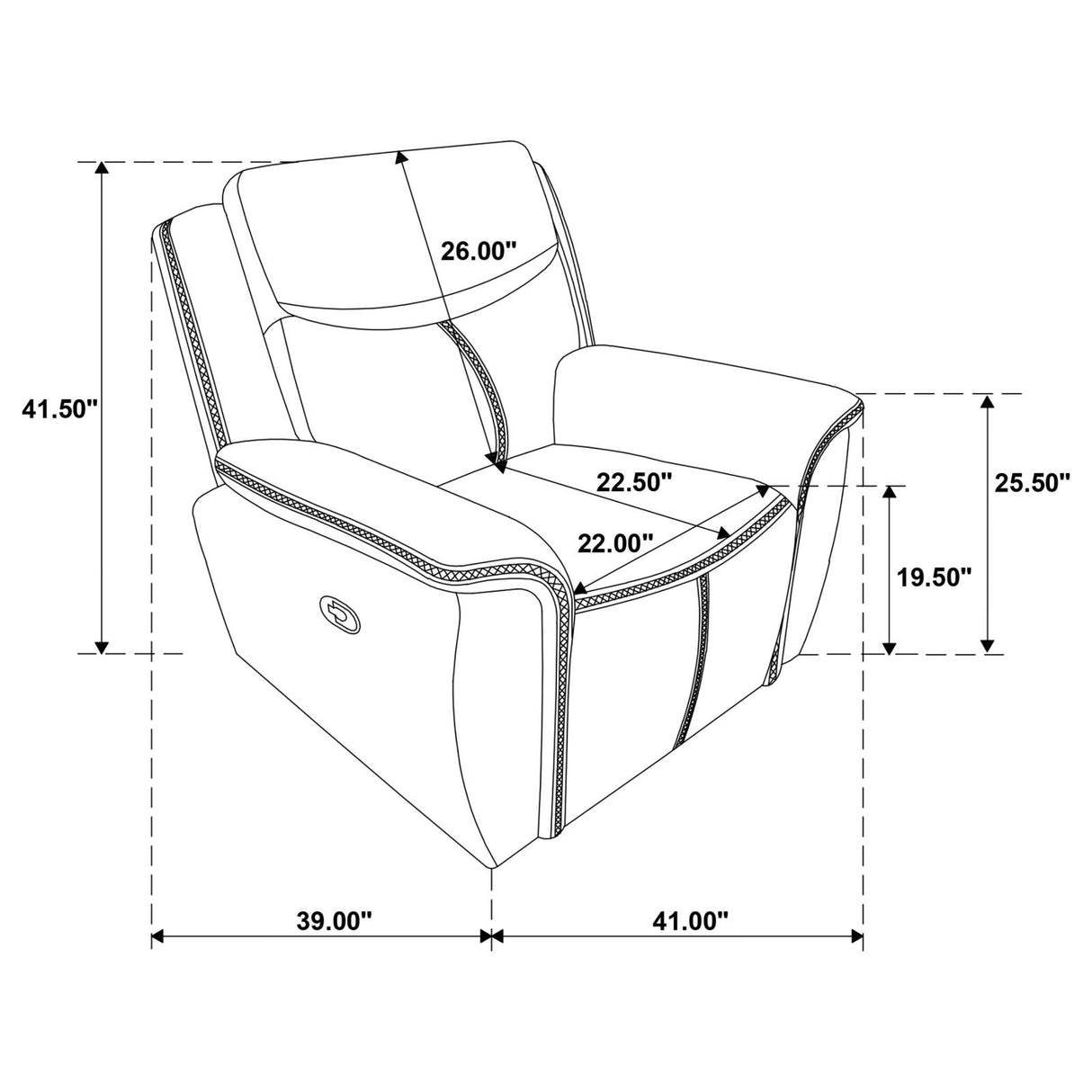 Sloane 3-piece Upholstered Motion Reclining Sofa Set Blue - 610271-S3 - Luna Furniture