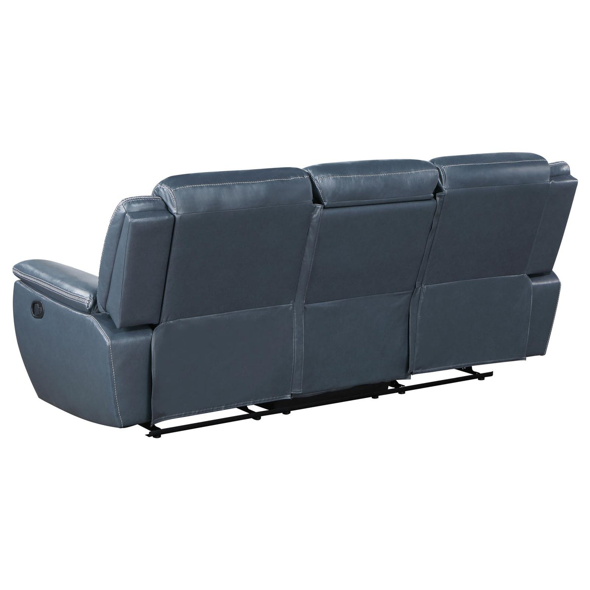 Sloane 3-piece Upholstered Motion Reclining Sofa Set Blue - 610271-S3 - Luna Furniture