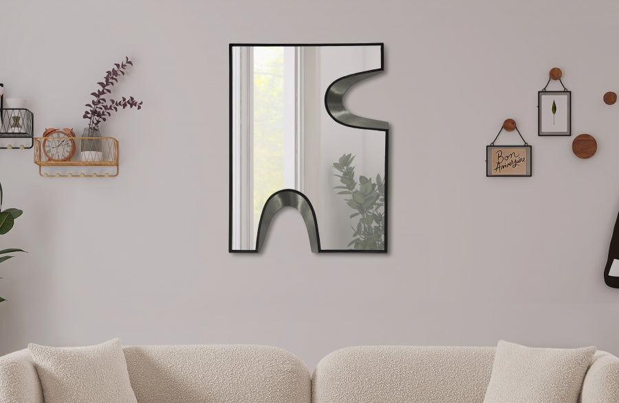 Soleil Mirrors Black from Meridian - Luna Furniture