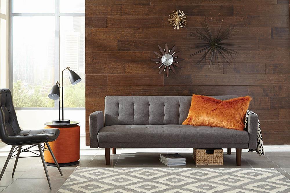 Sommer Tufted Sofa Bed Gray from Coaster - Luna Furniture