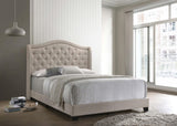 Sonoma Camel Back Eastern King Bed Beige from Coaster - Luna Furniture