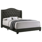 Sonoma Camel Back Eastern King Bed Gray from Coaster - Luna Furniture