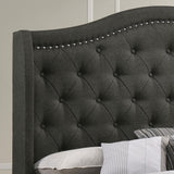 Sonoma Camel Back Eastern King Bed Gray from Coaster - Luna Furniture