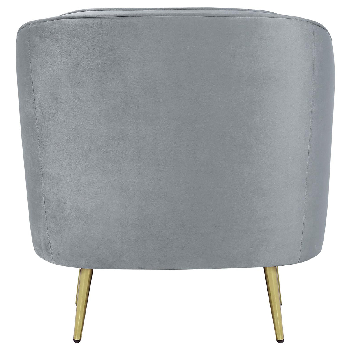 Sophia Upholstered Chair Grey and Gold - 506866 - Luna Furniture