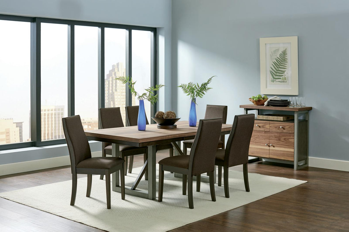 Spring Creek Rectangular Slat Dining Set - 106581-S7G - Luna Furniture