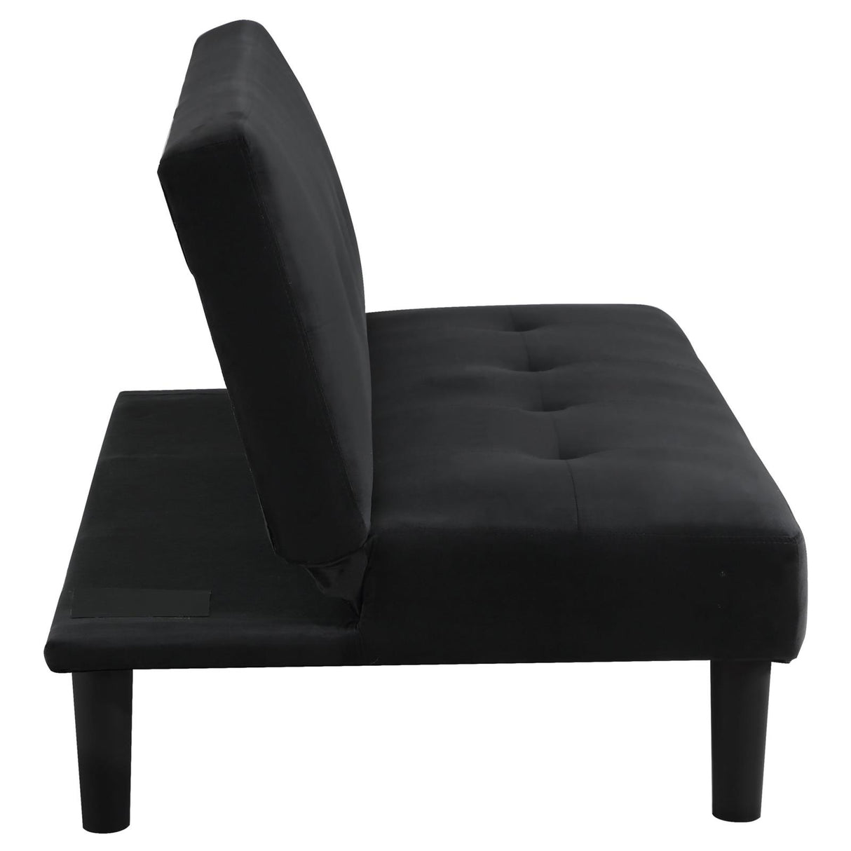 Stanford Multipurpose Upholstered Tufted Convertible Sofa Bed Black from Coaster - Luna Furniture