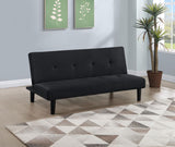 Stanford Multipurpose Upholstered Tufted Convertible Sofa Bed Black from Coaster - Luna Furniture