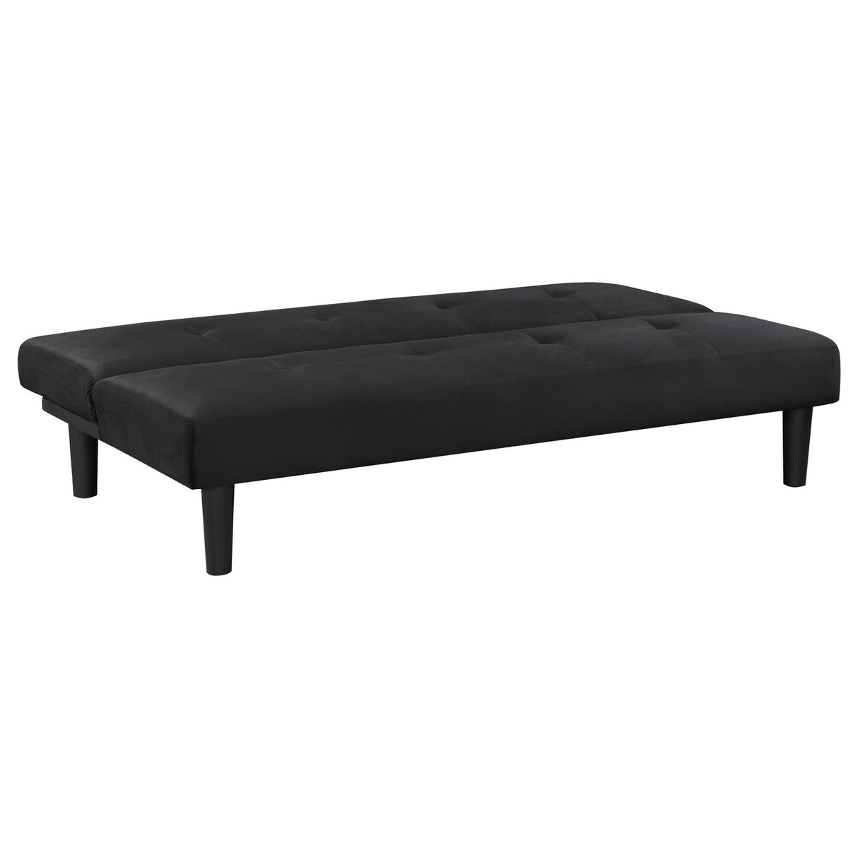 Stanford Multipurpose Upholstered Tufted Convertible Sofa Bed Black from Coaster - Luna Furniture