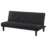 Stanford Multipurpose Upholstered Tufted Convertible Sofa Bed Black from Coaster - Luna Furniture