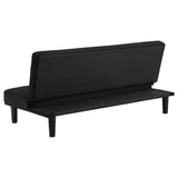 Stanford Multipurpose Upholstered Tufted Convertible Sofa Bed Black from Coaster - Luna Furniture