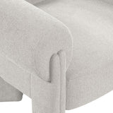 Stefano Polyester Fabric Accent Chair Beige from Meridian - Luna Furniture